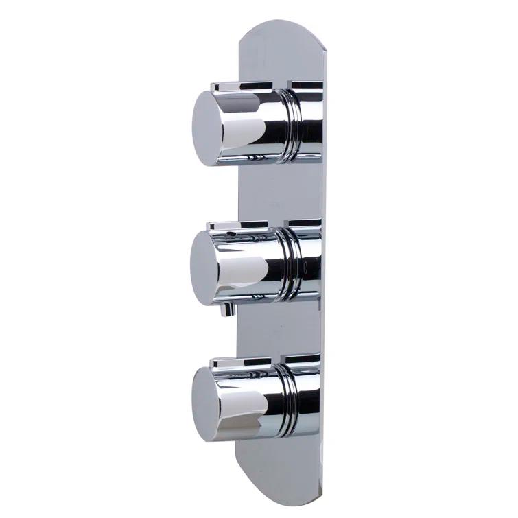 Concealed 3 Way Thermostatic Valve Shower Mixer