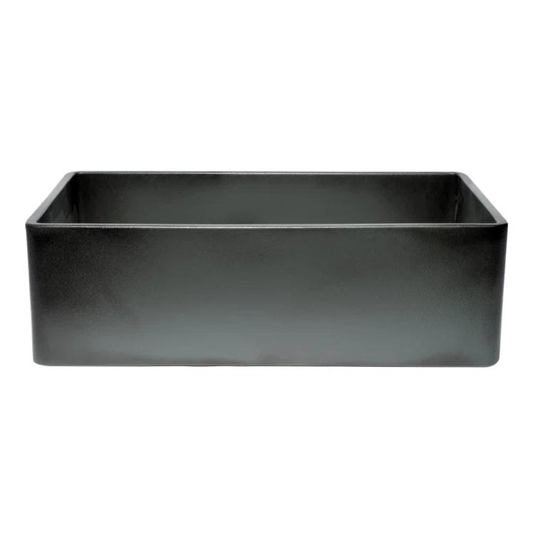 Alfi Brand ABCO3320SB 32'' L Farmhouse / Apron Single Bowl Fireclay Kitchen Sink