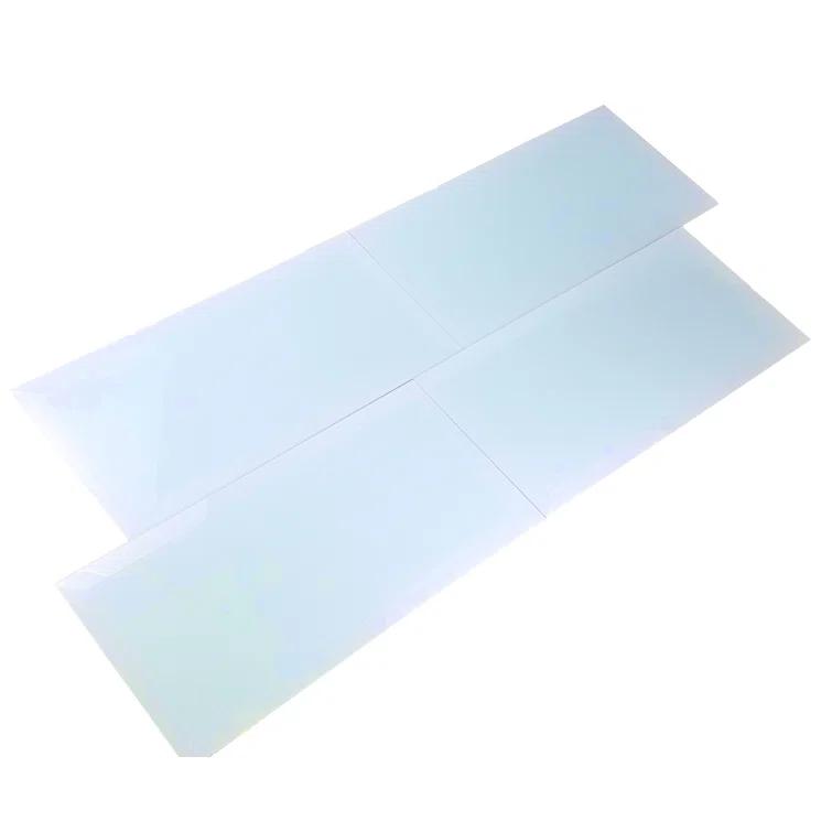 Frosted Elegance 8 in. x 16 in. Diamond Grade Glass Beveled Large Format Subway Decorative Kitchen & Bathroom Wall Tile