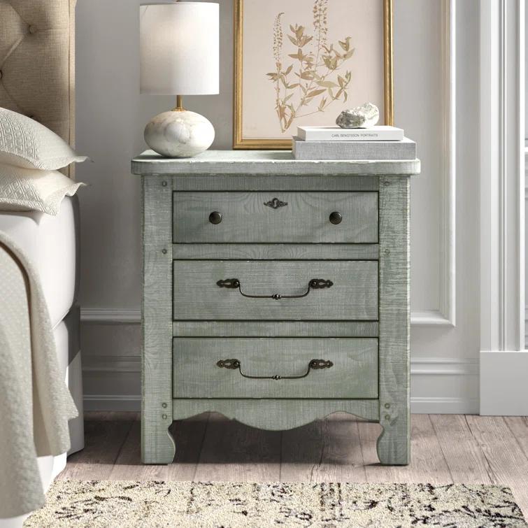Thorin 3-Drawer Nightstand