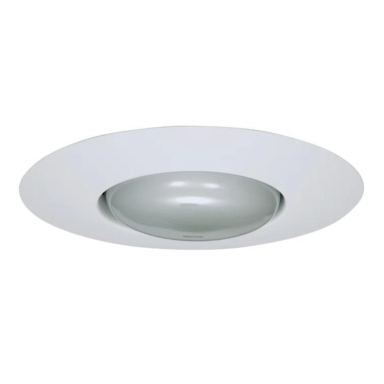 6'' White Open Recessed Trim