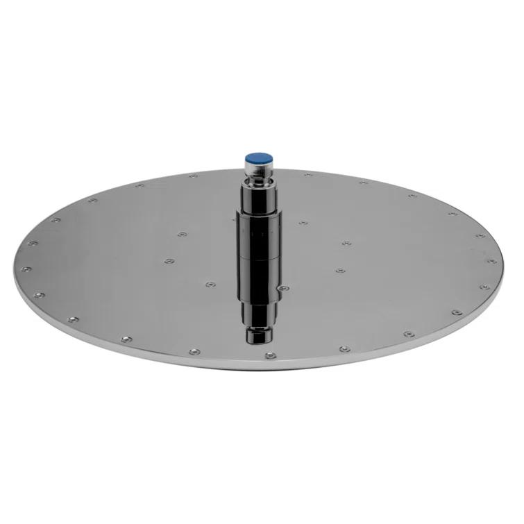 Rain Fixed Shower Head 1.8 GPM GPM with Temperature-based LED