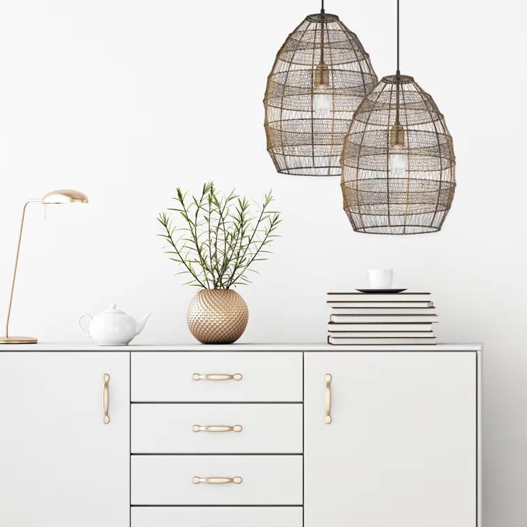 Neddie Single Light Metal Dimmable Pendant