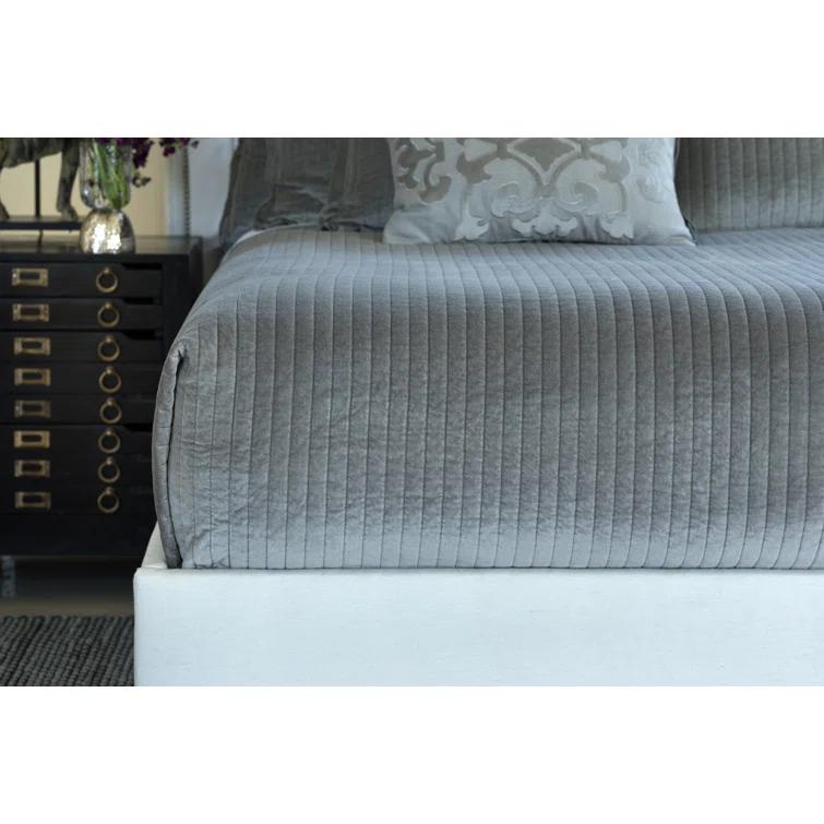 Lili Alessandra Aria Modern & Contemporary Velvet Coverlet