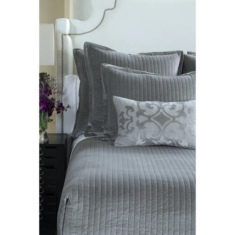 Lili Alessandra Aria Modern & Contemporary Velvet Coverlet