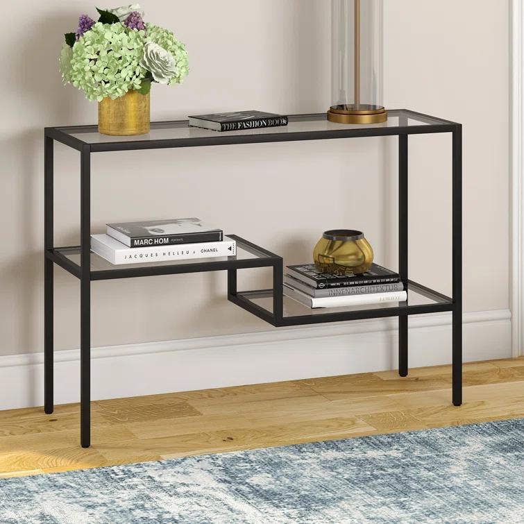 Lovett Glass Top Console Table