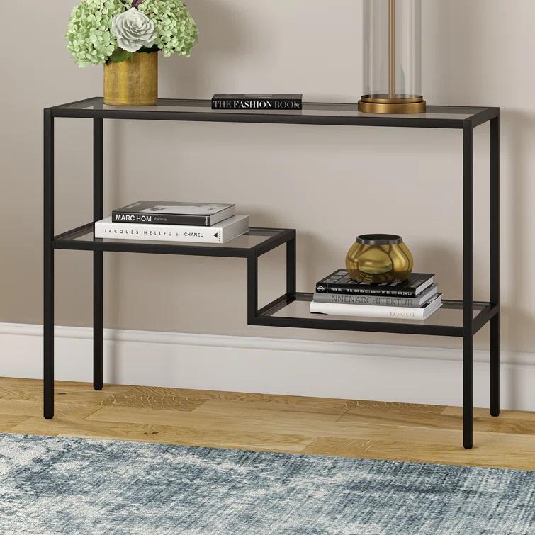 Lovett Glass Top Console Table