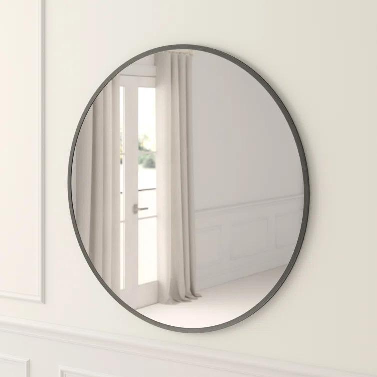 Sabine Metal Round Wall Mirror