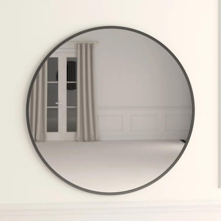 Sabine Metal Round Wall Mirror