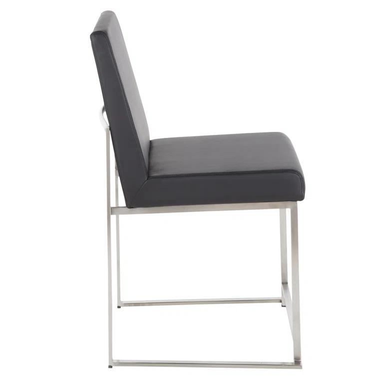 Chuyen 19.25'' H Upholstered Metal Side Chair