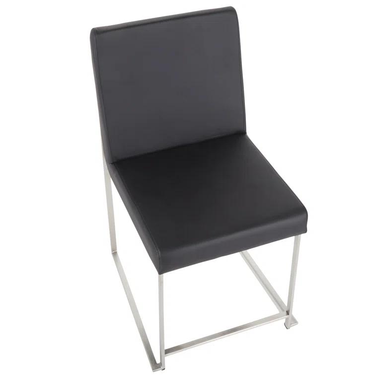 Chuyen 19.25'' H Upholstered Metal Side Chair