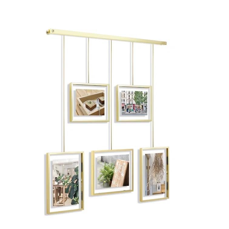 5-Piece Matte Metal Collage Frame Set