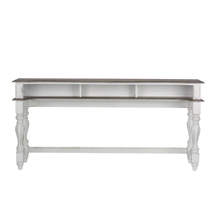 Magnolia Manor 76'' Solid Wood Console Table