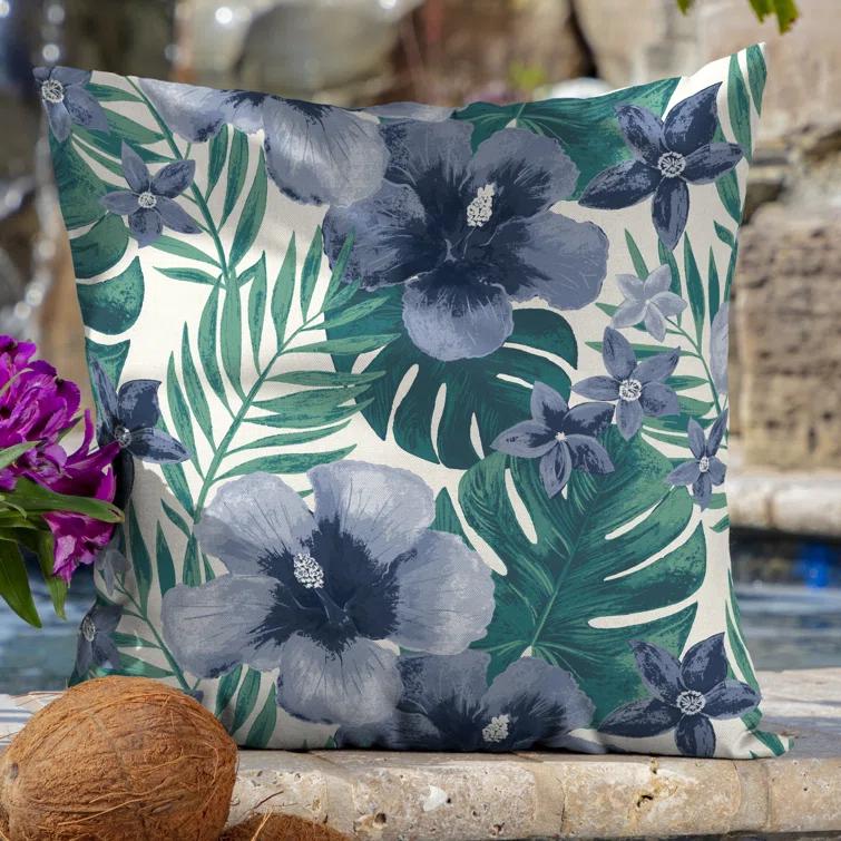 ARDEN Salome Outdoor Floral Throw Pillow