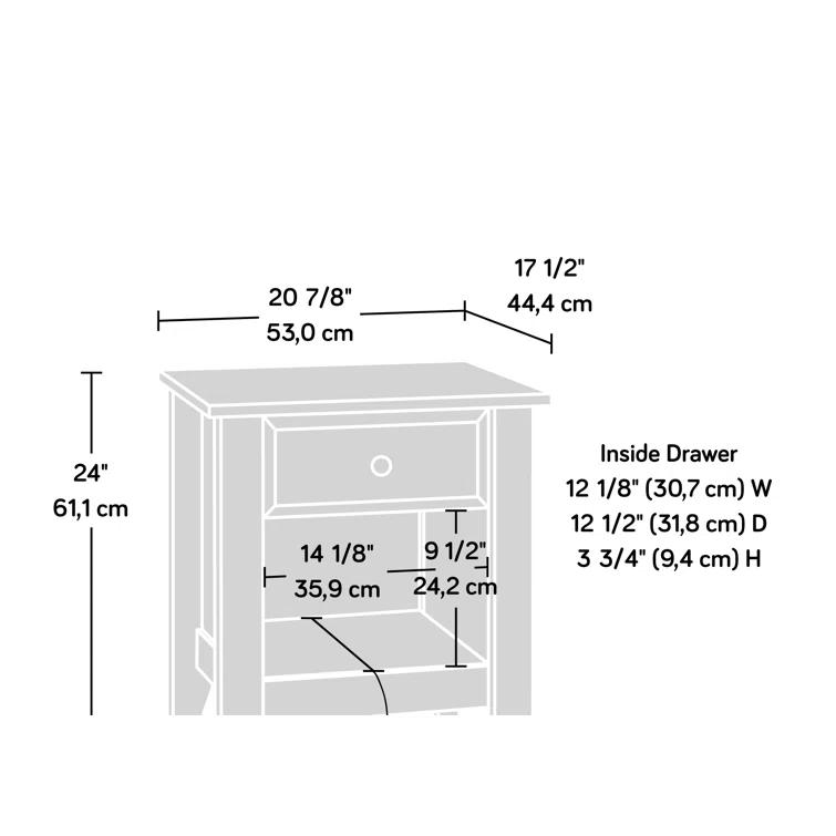 Sauder Shoal Creek 20.87'' W Nightstand