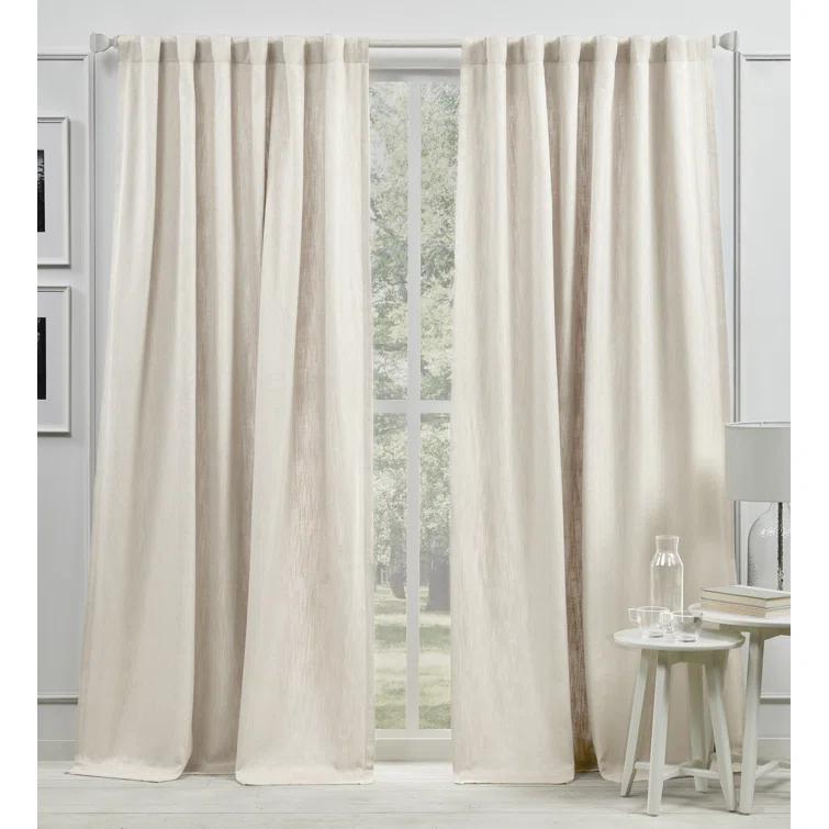 Lauren Ralph Lauren Vienna Light Filtering with Lining Back Tab/Rod Pocket Curtain Panel