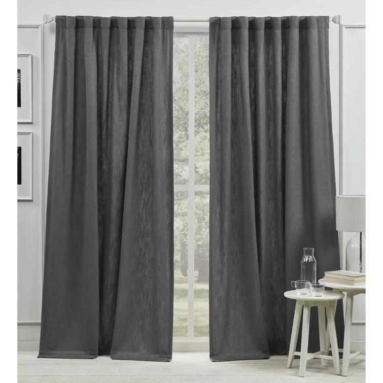 Lauren Ralph Lauren Vienna Light Filtering with Lining Back Tab/Rod Pocket Curtain Panel