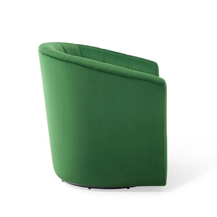 Modway Prospect Performance Velvet Swivel Armchair