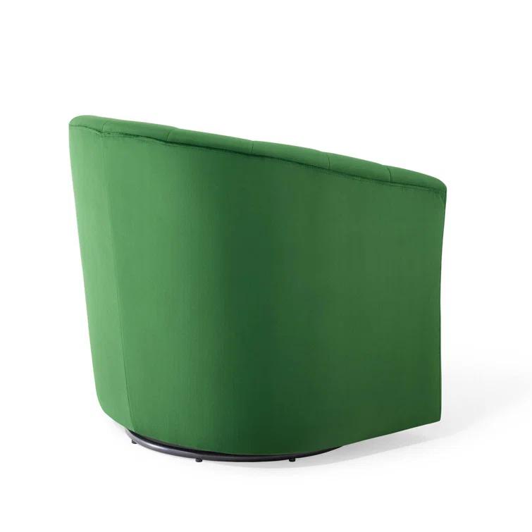 Modway Prospect Performance Velvet Swivel Armchair