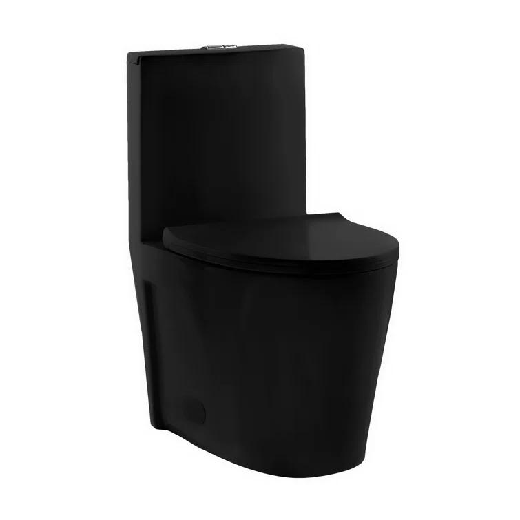 St. Tropez One Piece Elongated Toilet Dual Vortex Flush 1.6 GPF