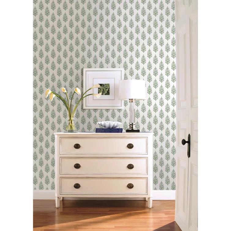 York Wallcoverings Floral Roll