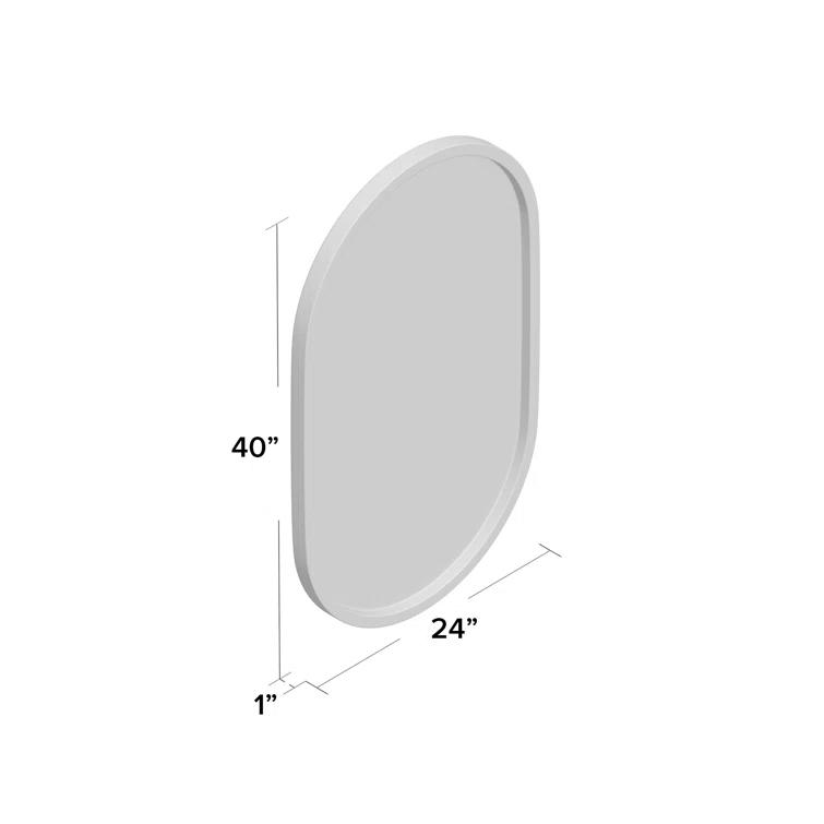 Canal Stainless Steel Flat Wall Mirror