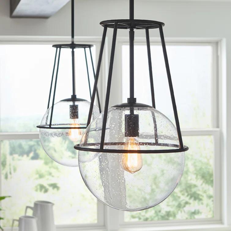 Atlas 1 - Light Aged Iron Single Pendant
