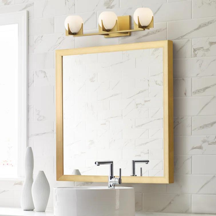 Kristoff 3 Light Frosted Dimmable Vanity Light