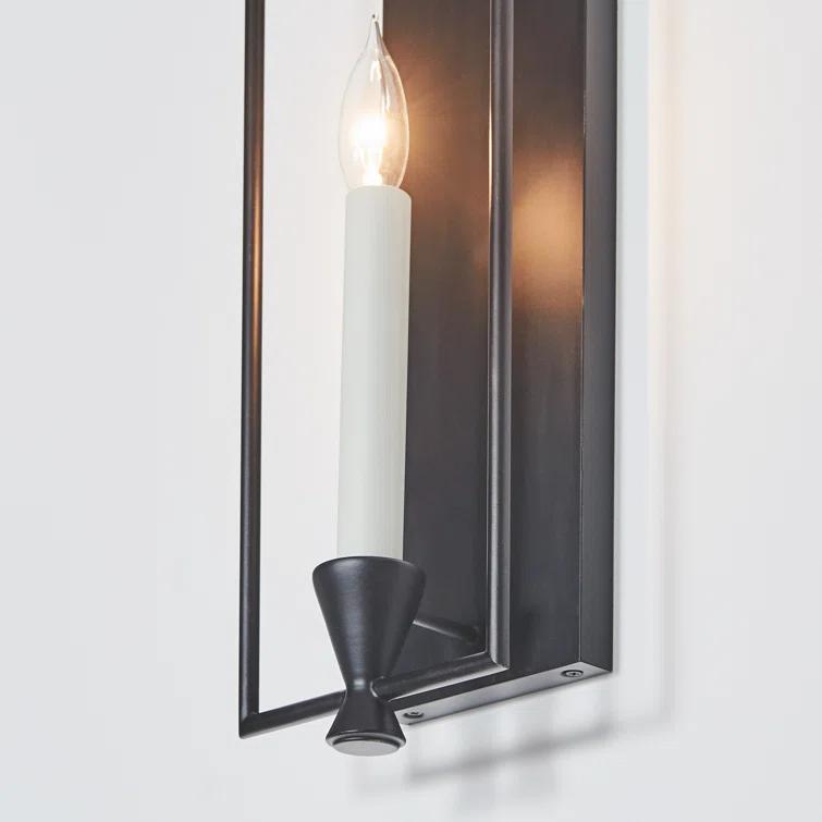 Keystone Aged Iron 1-Light Wall Sconce with Rustic Charm