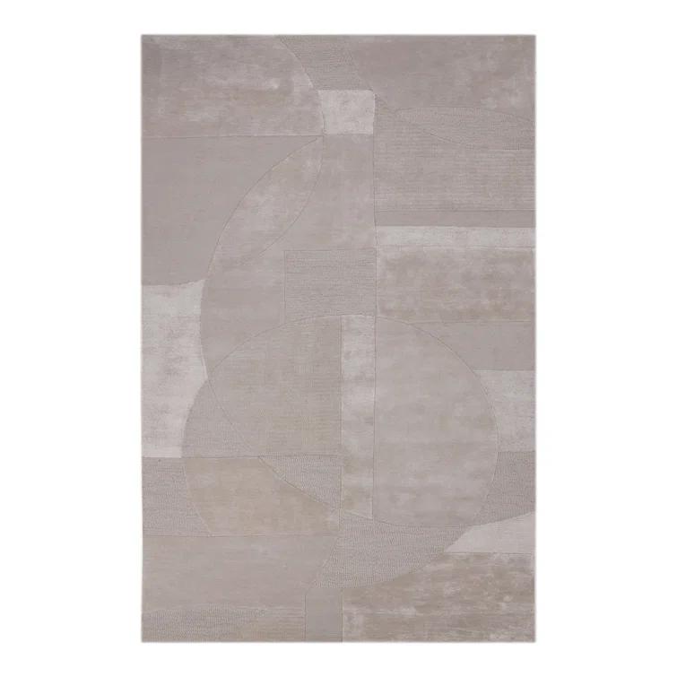 LOOMY Handmade Tufted Taupe Area Rug