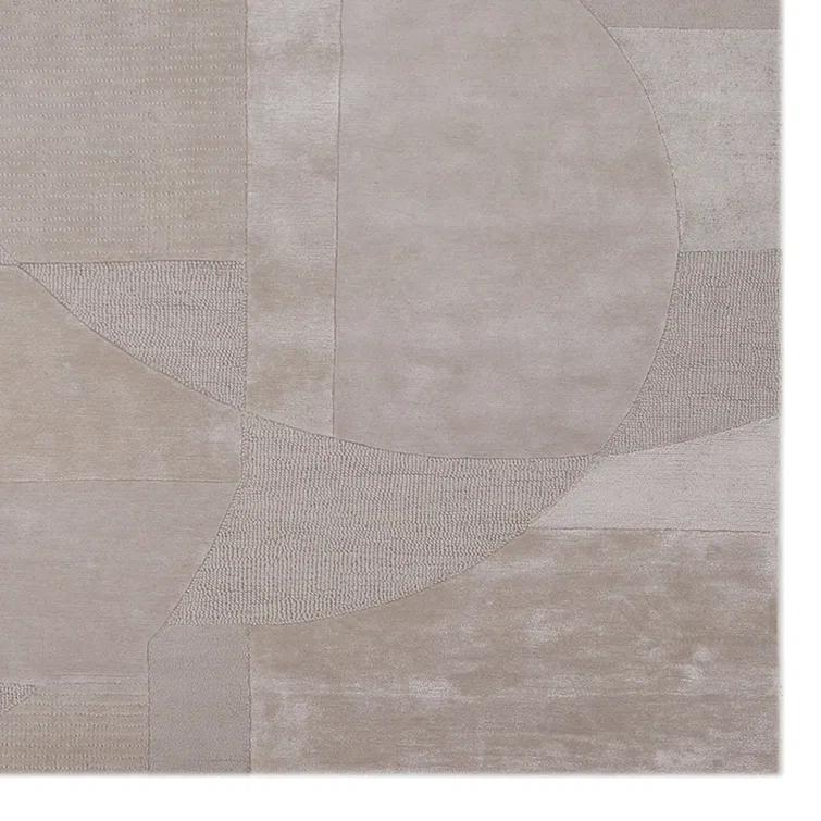 LOOMY Handmade Tufted Taupe Area Rug