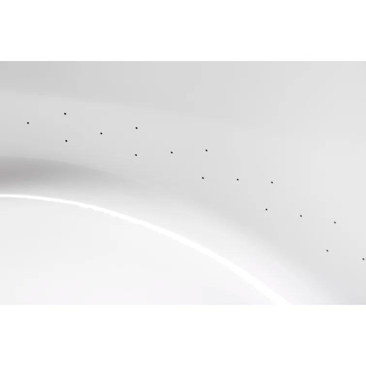 Archer® 60-in X 32-in Drop-in Heated Bubblemassage Air Bath with Bask Heated Surface