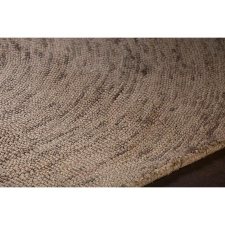 Galaxy Wool Area Rug in Brown And Tan