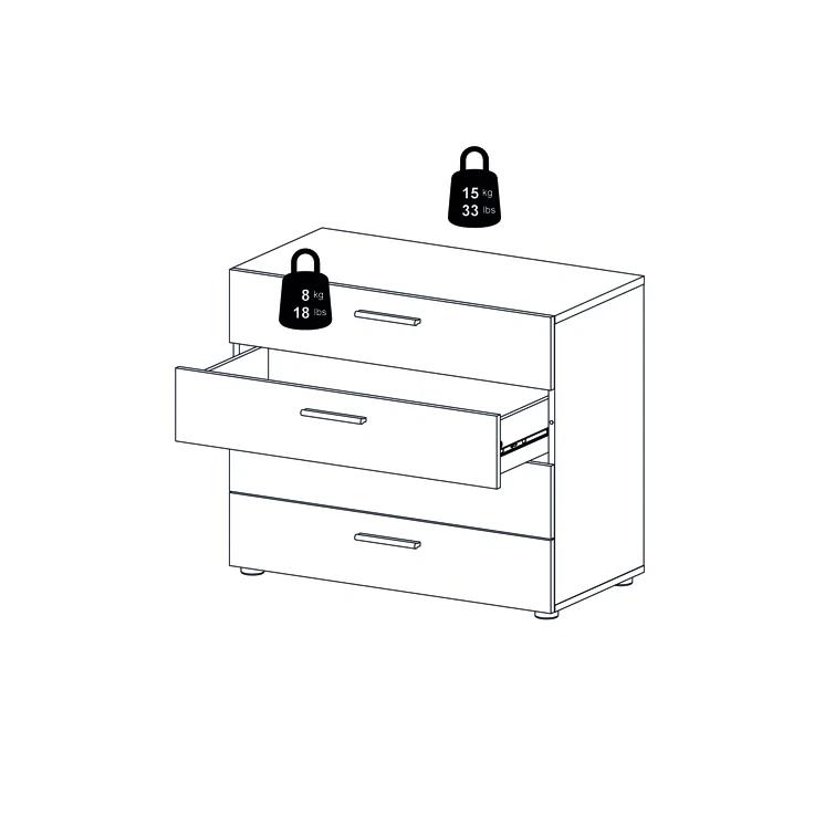 Gianna 31.57'' W 4 - Drawer Dresser
