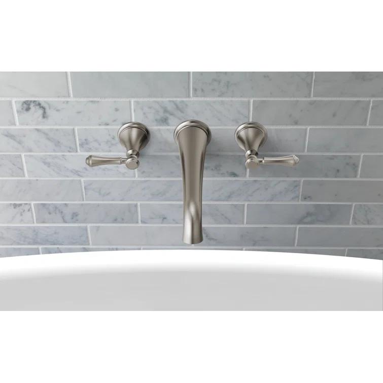 Cassidy Double Handle Wall Mounted Tub Spout Trim