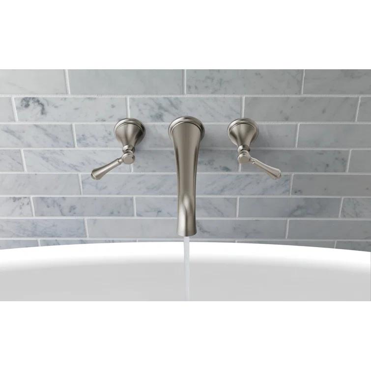 Cassidy Double Handle Wall Mounted Tub Spout Trim