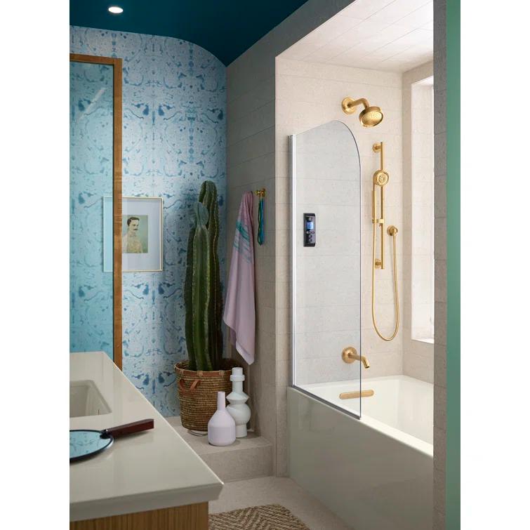 Underscore 60" x 30" Rectangular Alcove Soaking Bathtub with Integral Apron