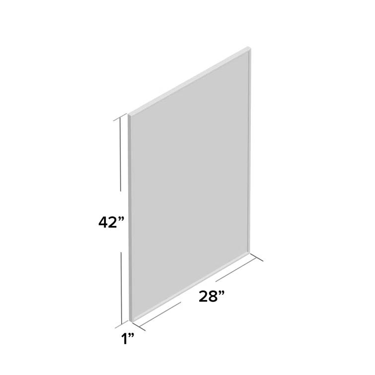 Sabine Metal Rectangle Wall Mirror