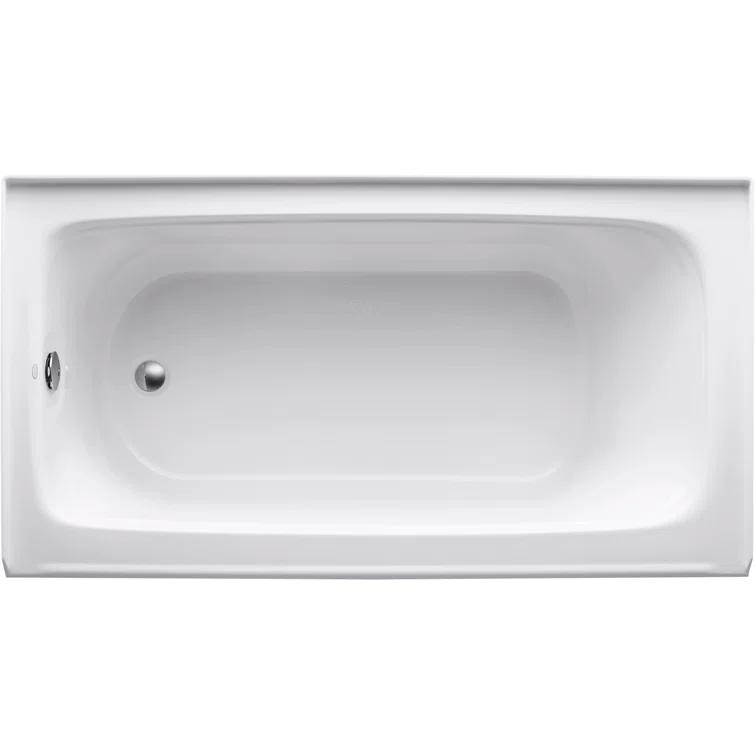 Bancroft® 60" x 32" Alcove Soaking Acrylic Bathtub