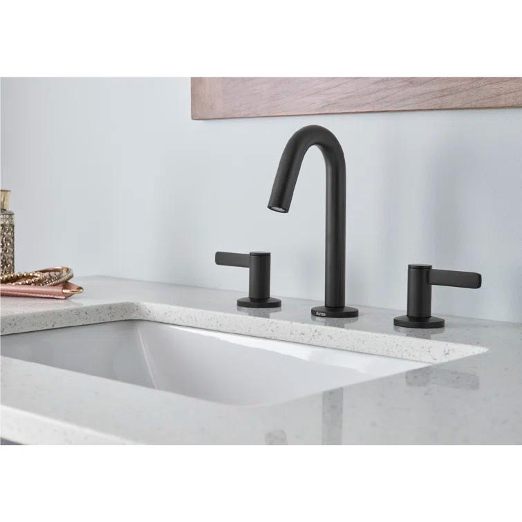 Amalfi Widespread Bathroom Faucet with Drain Assembly