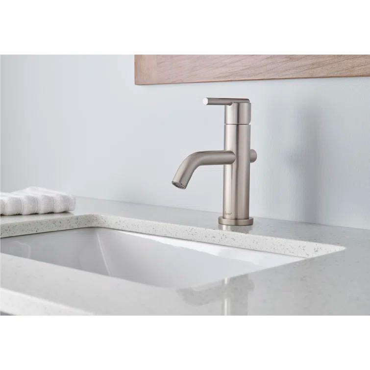 Parma Single Hole Bathroom Faucet with Drain Assembly