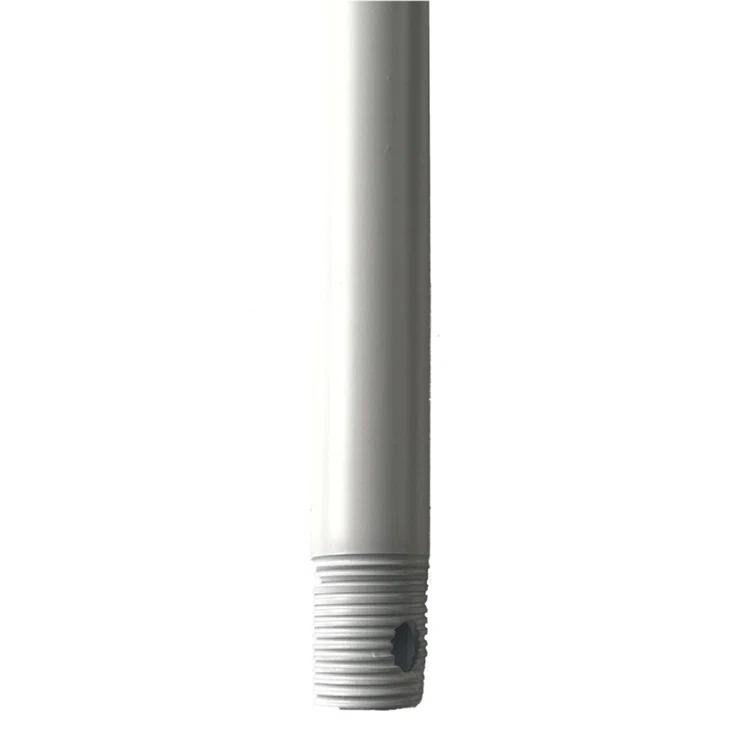 48-Inch Matte White Steel Ceiling Fan Downrod