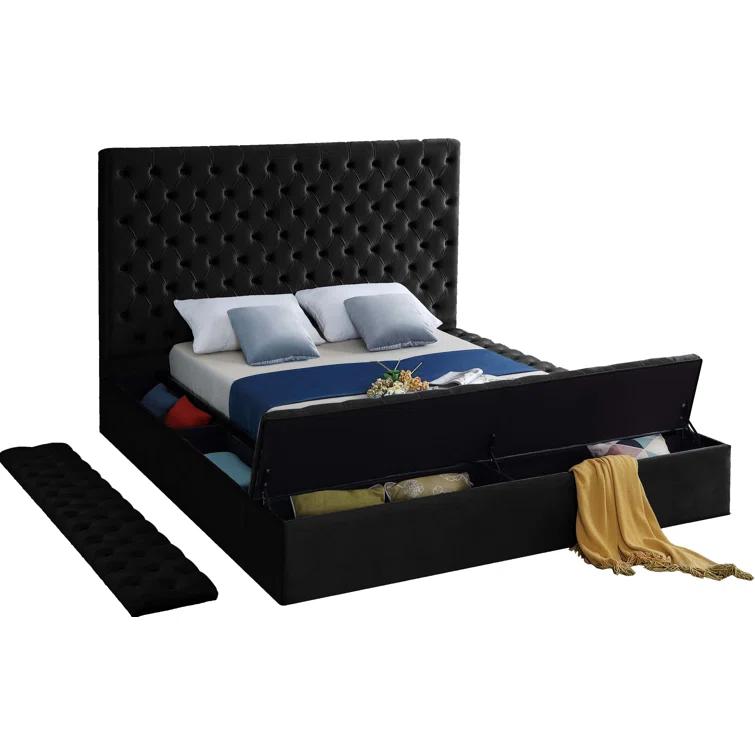 Everly Quinn Johnnay Upholstered Platform Storage Bed