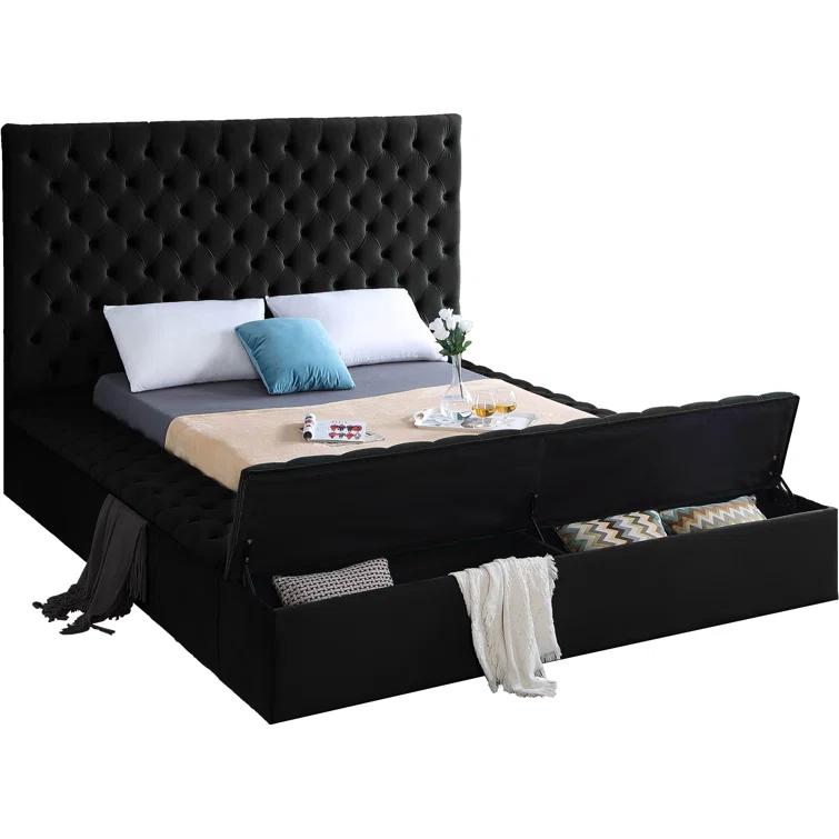 Everly Quinn Johnnay Upholstered Platform Storage Bed