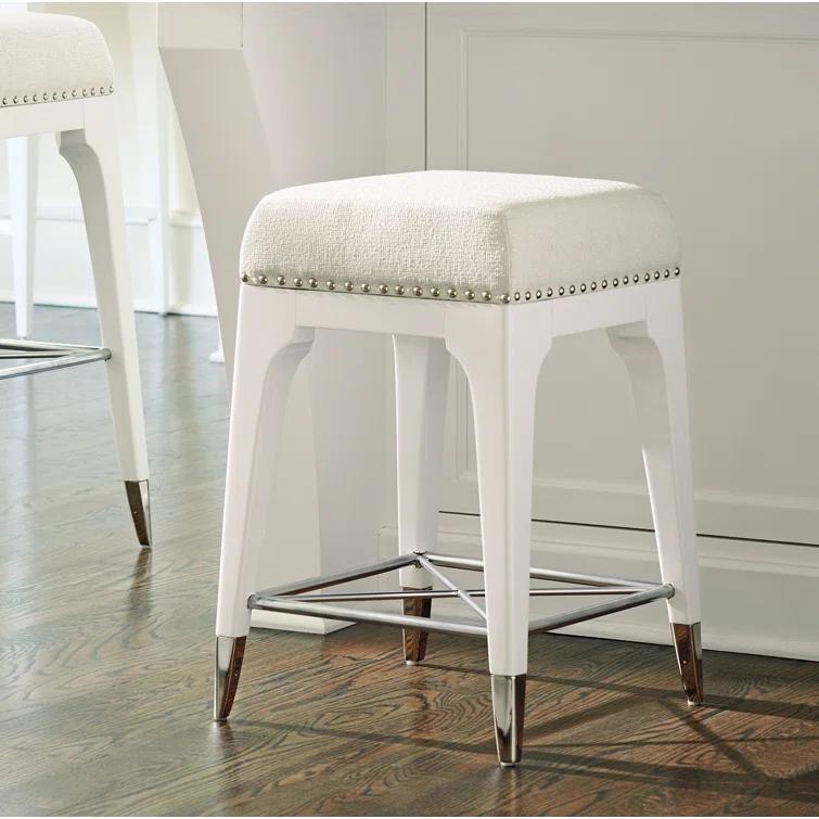 Lexington Avondale Upholstered Counter Stool with Solid Wood Frame