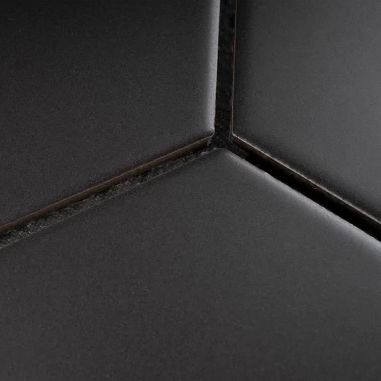 Supreme Tile Porcetile 10.08 in. x 11.64 in. Honeycomb Matte Porcelain Mosaic Wall and Floor Tile