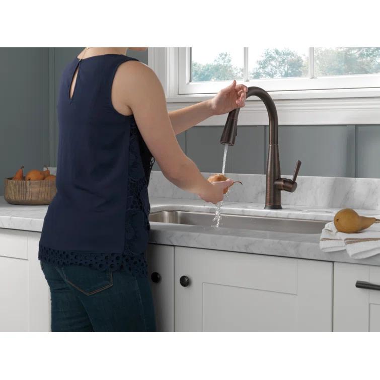 Essa Pull Down Sprayer Touch and Voice Control Kitchen Sink Faucet, Touch Control Kitchen Faucet