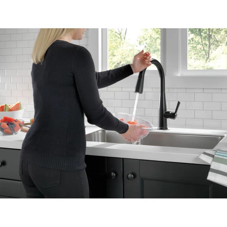 Delta 9113TL-BL-DST Essa Touch2O Kitchen Sink Faucet with Touchless Technology
