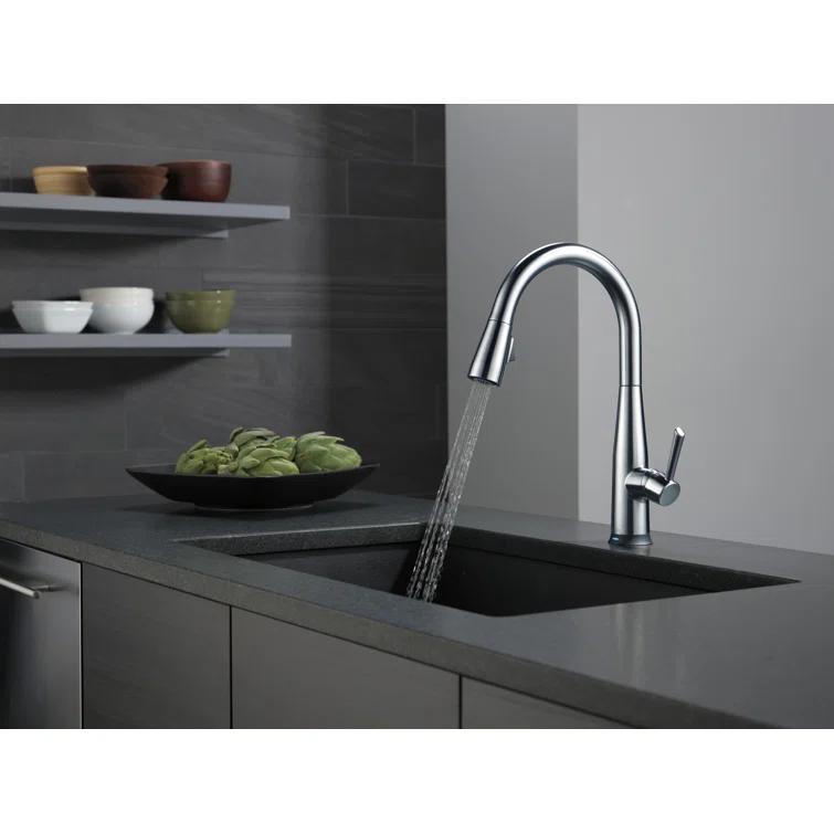 Essa Pull Down Sprayer Touch and Voice Control Kitchen Sink Faucet, Touch Control Kitchen Faucet
