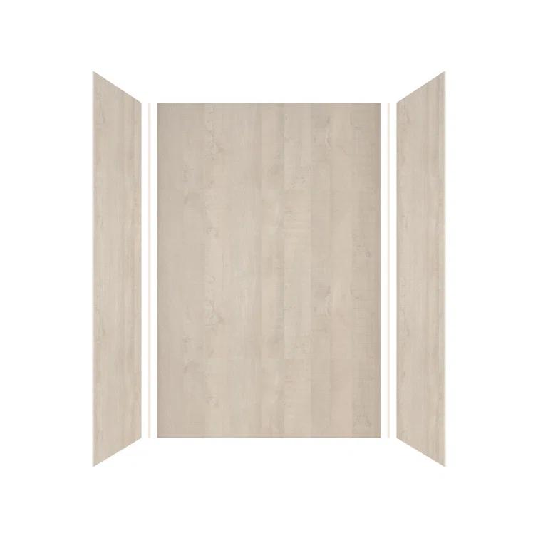 Expressions 48'' W 36'' D 72'' H Glue Up Solid Surface Wall